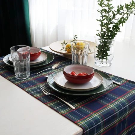 Cotton Green TartanTable Runner 4.jpg