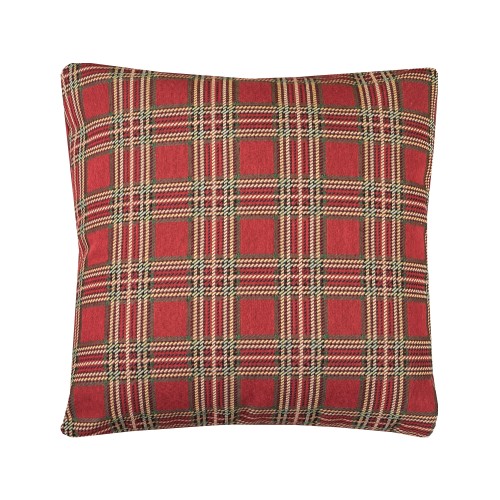 Przejdź do produktu Poszewka TARTAN 50x50 cm Świąteczna Czerwona Krata Poldesign