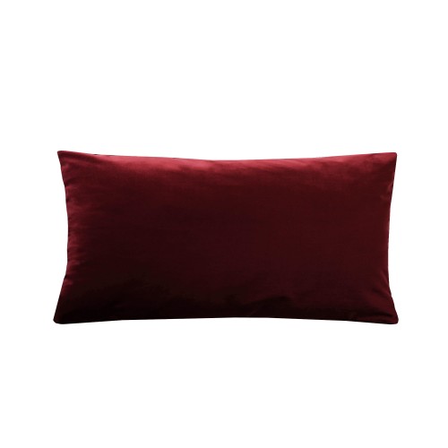 Przejdź do produktu Poszewka Aksamitna 30x50 cm  Wiśniowa Burgund Czerwona 34  Poldesign