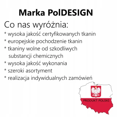 Poszewka 40x60cm GRAFI bawełniana lniana graficzna Poduszka skandynawska