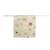 Bieżnik Świąteczny na stół 300cm GWIAZDA lniany czerwony złoty bawełniany
