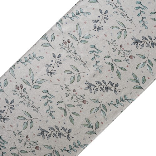 Przejdź do produktu Bieżnik LIŚCIE 220cm skandynawski lniany bawełniany Poldesign