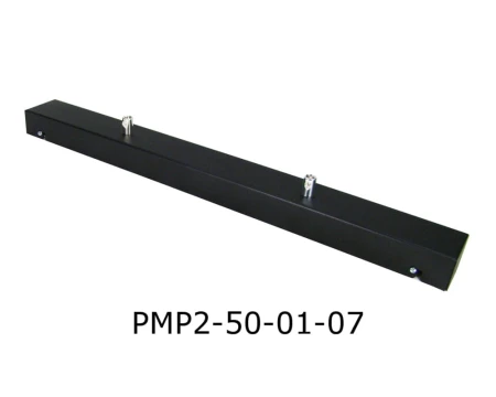 Podsufitka czarna prostokątna maskownica sufitowa 50cm 2 otwory +07