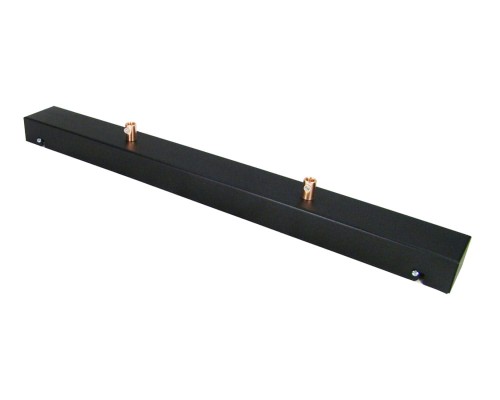 Przejdź do produktu Podsufitka czarna prostokątna maskownica sufitowa 50cm 2 otwory +09