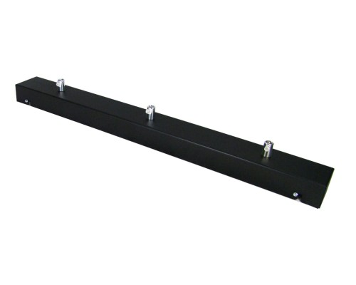 Przejdź do produktu Podsufitka czarna prostokątna maskownica sufitowa 50cm 3 otwory +07