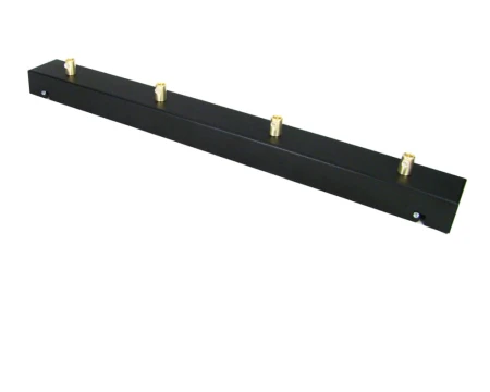 Podsufitka czarna prostokątna maskownica sufitowa 50cm 4 otwory +08