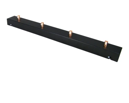 Podsufitka czarna prostokątna maskownica sufitowa 50cm 4 otwory +09