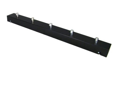 Przejdź do produktu Podsufitka czarna prostokątna maskownica sufitowa 50cm 5 otworów +07