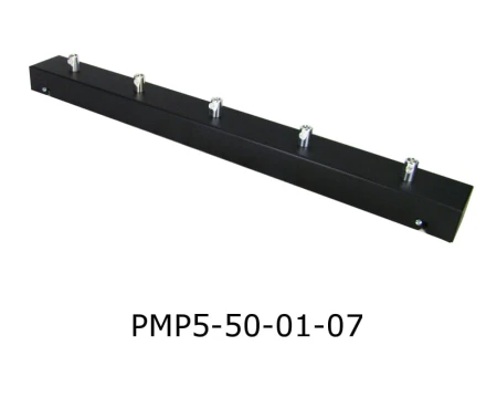Podsufitka czarna prostokątna maskownica sufitowa 50cm 5 otworów +07