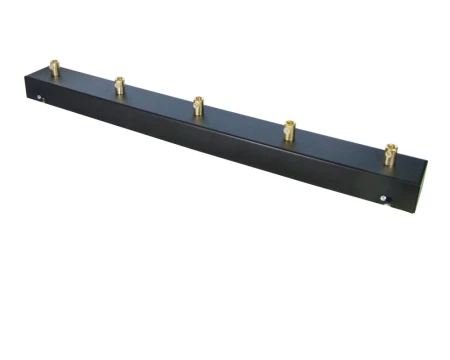 Podsufitka czarna prostokątna maskownica sufitowa 50cm 5 otworów +08