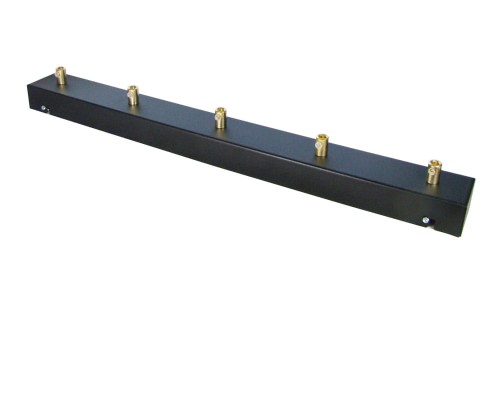 Przejdź do produktu Podsufitka czarna prostokątna maskownica sufitowa 50cm 5 otworów +08
