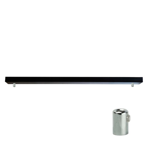 Przejdź do produktu Podsufitka do lampy 115cm 2 otwory czarna + 07