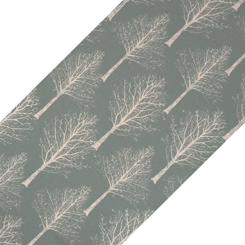 Przejdź do produktu Bieżnik na stół 280cm DRZEWA zielony skandynawski bawełniany boho Poldesign