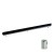 Podsufitka czarna prostokątna maskownica sufitowa 115cm 3 otwory + chrom 07