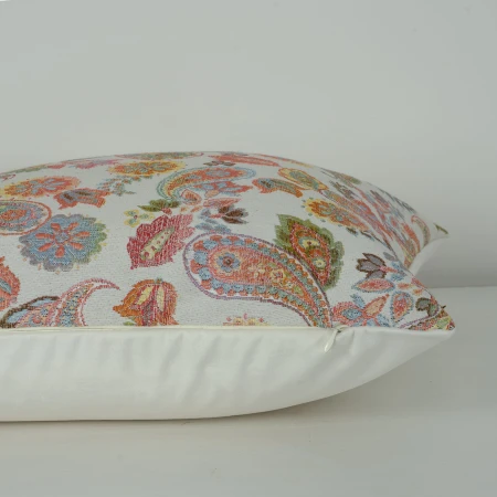 Poszewka 45x45 PAISLEY Wielkanocna Gobelinowa Pastelowa