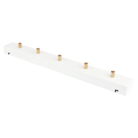 Podsufitka biała prostokątna maskownica sufitowa 50cm 5 otworów +09