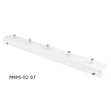 Podsufitka biała prostokątna maskownica sufitowa 50cm 5 otworów +07
