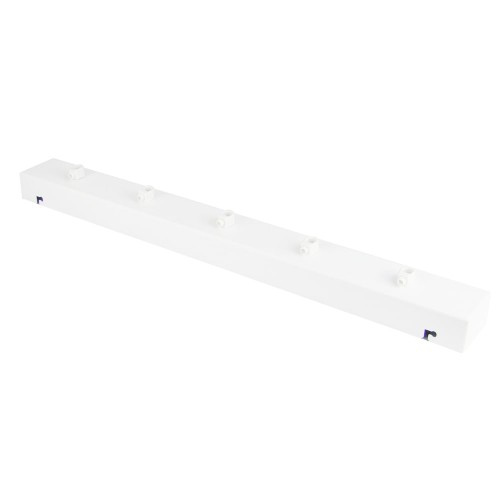 Przejdź do produktu Podsufitka biała prostokątna maskownica sufitowa 50cm 5 otworów +02