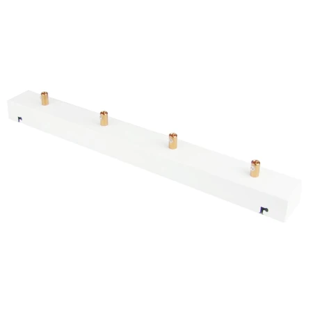 Podsufitka biała prostokątna maskownica sufitowa 50cm 4 otwory +09