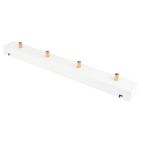 Przejdź do produktu Podsufitka biała prostokątna maskownica sufitowa 50cm 4 otwory +09