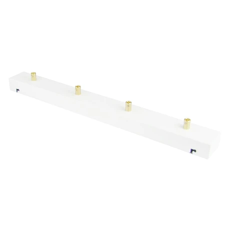 Podsufitka biała prostokątna maskownica sufitowa 50cm 4 otwory +08