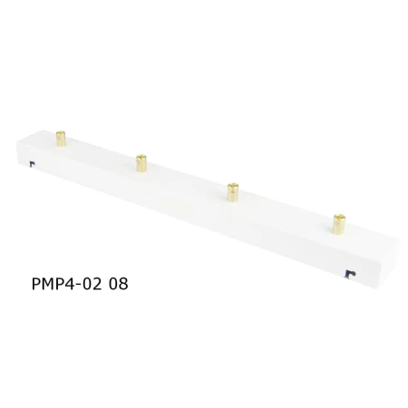 Podsufitka biała prostokątna maskownica sufitowa 50cm 4 otwory +08