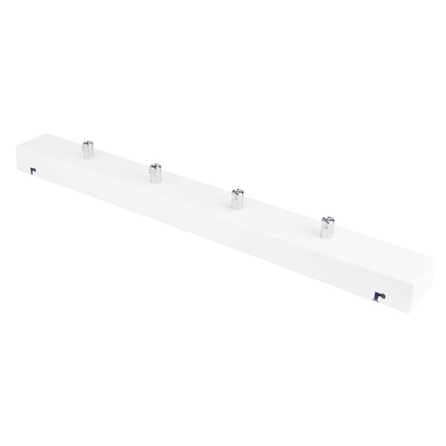 Przejdź do produktu Podsufitka biała prostokątna maskownica sufitowa 50cm 4 otwory +07