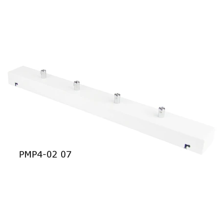 Podsufitka biała prostokątna maskownica sufitowa 50cm 4 otwory +07