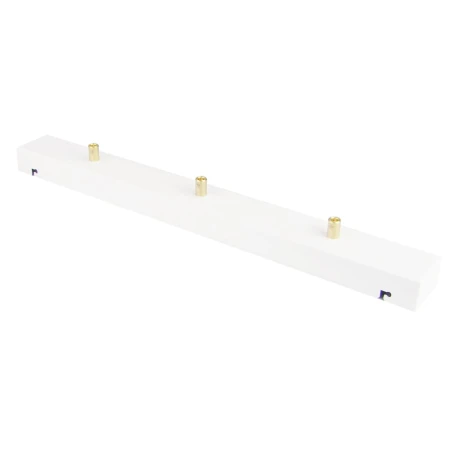 Podsufitka biała prostokątna maskownica sufitowa 50cm 3 otwory +08