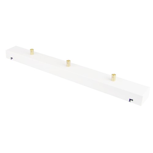 Przejdź do produktu Podsufitka biała prostokątna maskownica sufitowa 50cm 3 otwory +08