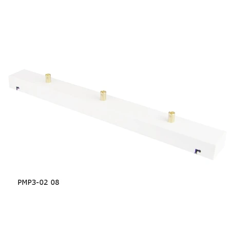 Podsufitka biała prostokątna maskownica sufitowa 50cm 3 otwory +08