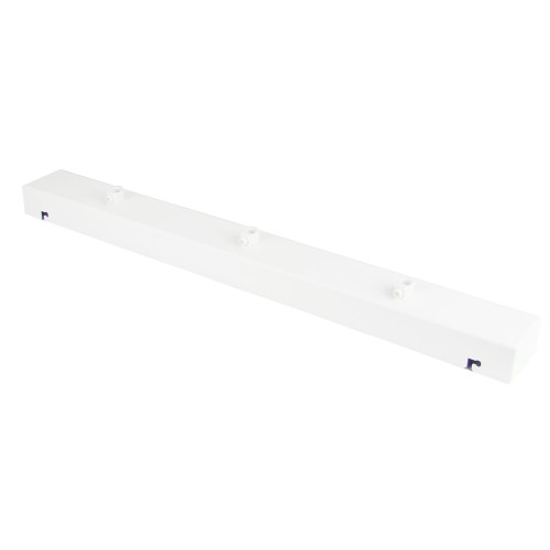 Przejdź do produktu Podsufitka biała prostokątna maskownica sufitowa 50cm 3 otwory +02