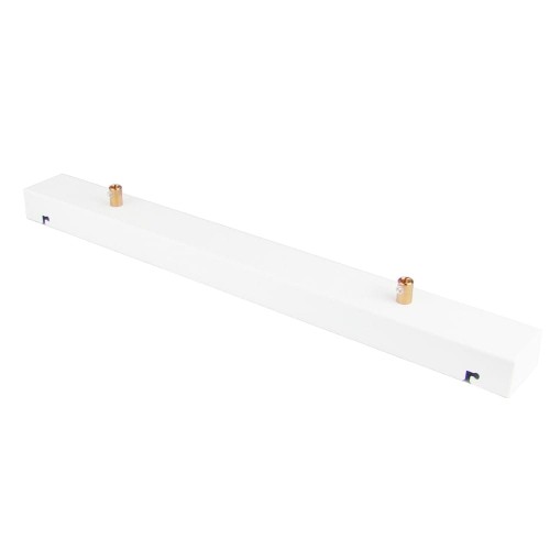 Przejdź do produktu Podsufitka biała prostokątna maskownica sufitowa 50cm 2 otwory +09