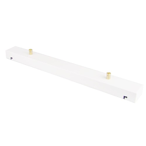 Przejdź do produktu Podsufitka biała prostokątna maskownica sufitowa 50cm 2 otwory +08