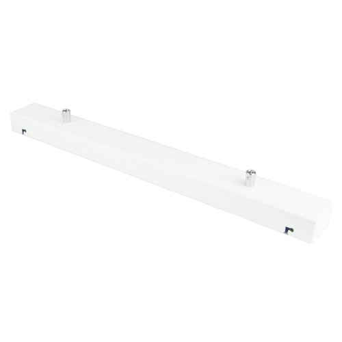 Przejdź do produktu Podsufitka biała prostokątna maskownica sufitowa 50cm 2 otwory +07