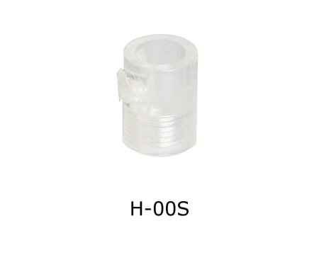Hamulec przezroczysty plastik walec H-00S