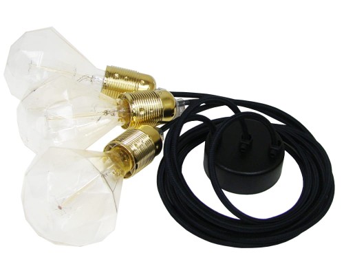 Przejdź do produktu Lampa pająk 3  OK0800 czarny