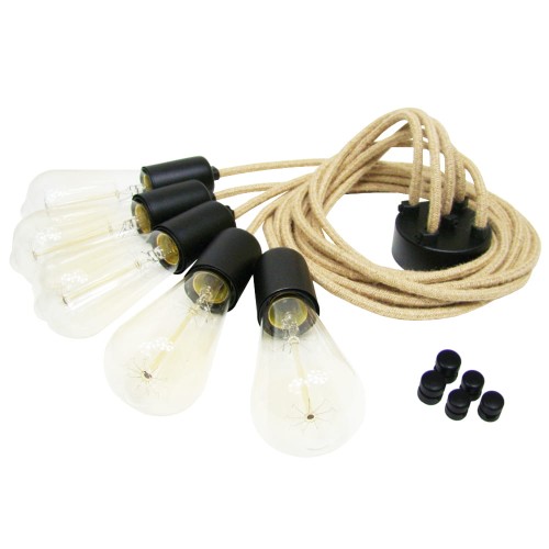 Przejdź do produktu Lampa pająk 5 juta 0101-N1 US-01