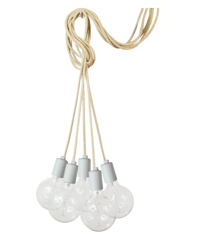 Przejdź do produktu Lampa wisząca pająk 5 juta 0202