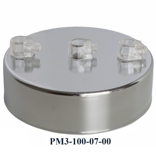Przejdź do produktu Podsufitka metalowa 3 otwory  100mm chromowana