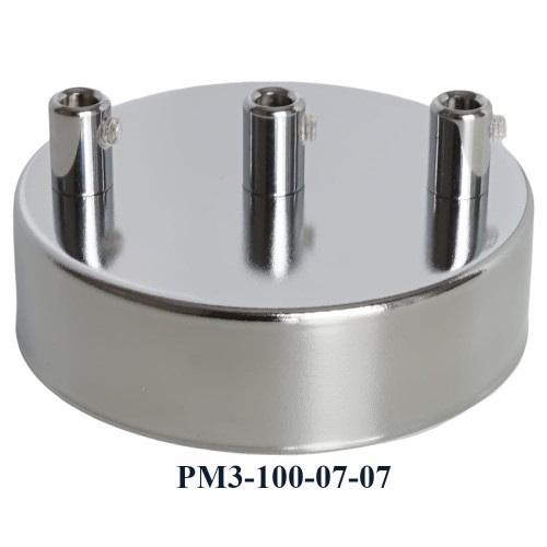 Przejdź do produktu Podsufitka maskownica sufitowa 3 otwory 10mm chrom