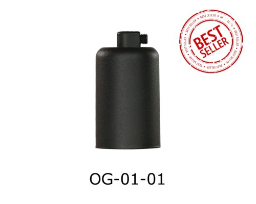 Przejdź do produktu Oprawka E27 do lampy czarna metalowa