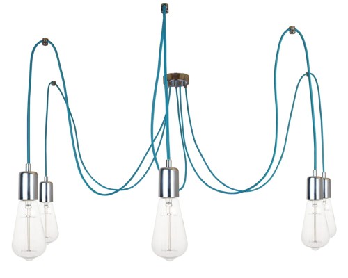 Przejdź do produktu Lampa pająk 5 chrom 0707-4 US-07