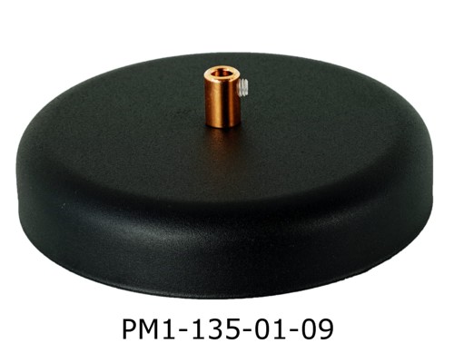 Przejdź do produktu Podsufitka metalowa 1 otwór 135 mm czarna+ miedź