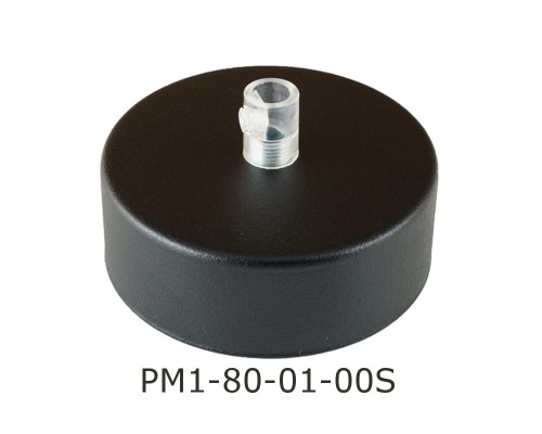 Przejdź do produktu Podsufitka metalowa 1 otwór 80mm czarna