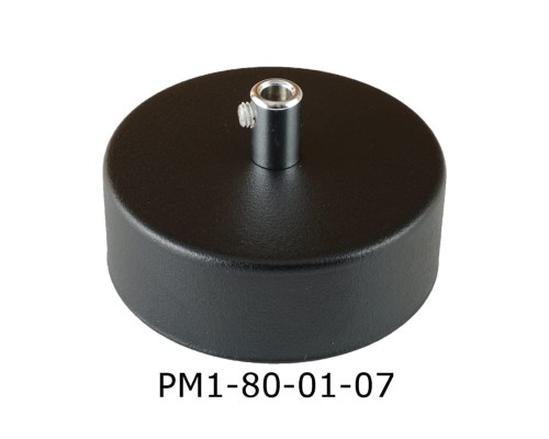 Przejdź do produktu Podsufitka metalowa 1 otwór 80mm czarna + chrom