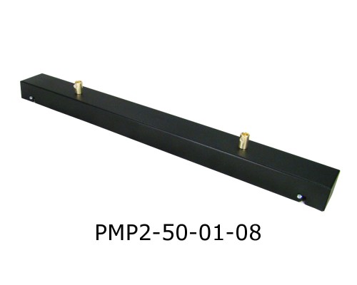 Przejdź do produktu Podsufitka Sufitowa prostokątna 50cm czarna 2 otwory + mosiądz