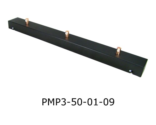 Przejdź do produktu Podsufitka Sufitowa prostokątna 50cm czarna 3 otwory + miedź