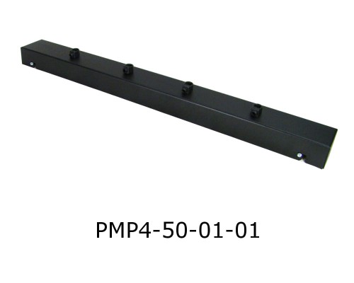Przejdź do produktu Podsufitka Sufitowa prostokątna 50cm czarna 4 otwory