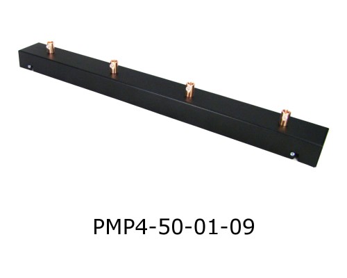 Przejdź do produktu Podsufitka Sufitowa prostokątna 50cm czarna 4 otwory + miedź